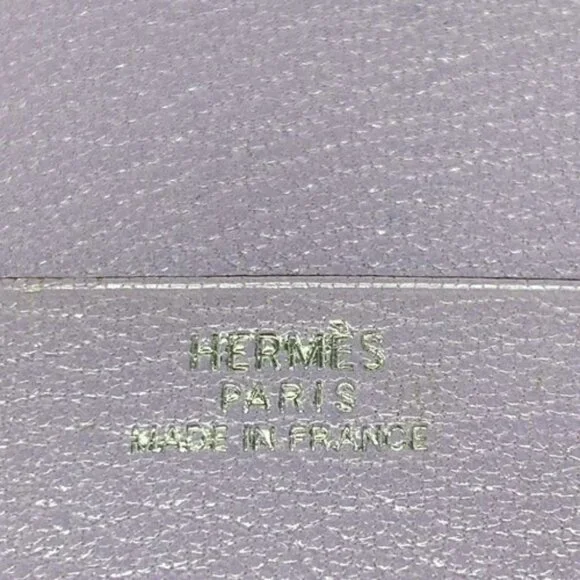 HERMES Agenda Zip Silk In - Purple Veau Epsom Square E Agenda - Picture 4 of 9